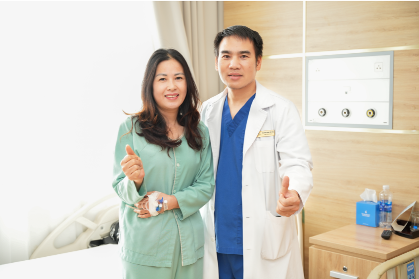 Bệnh nh&acirc;n hồi phục tốt sau 2 ng&agrave;y phẫu thuật