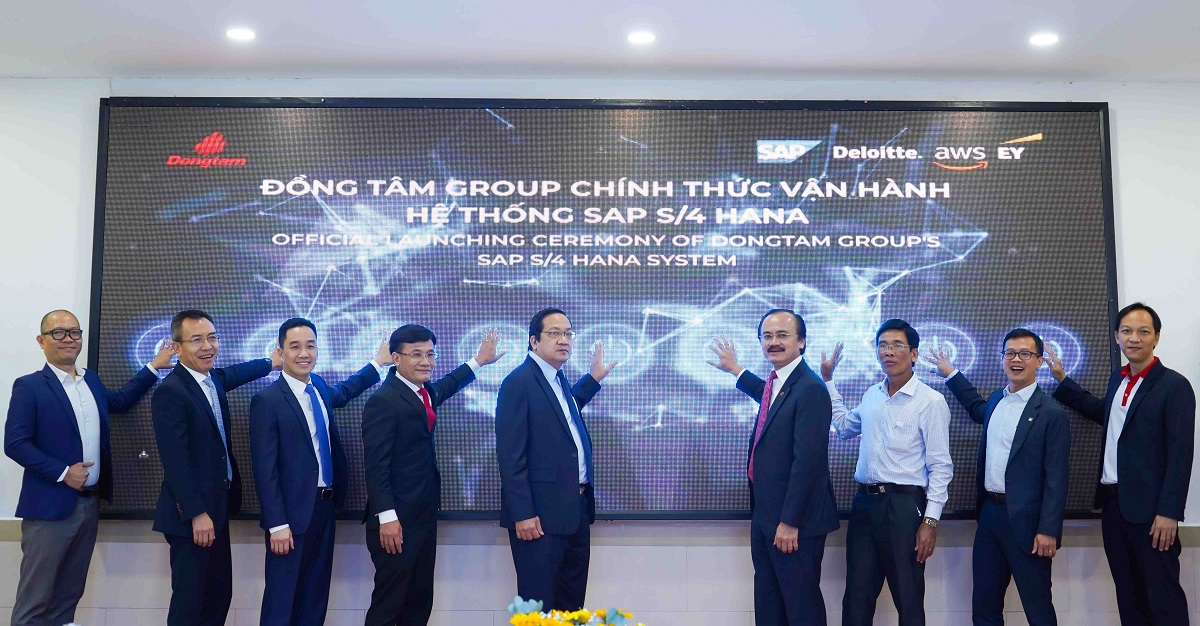 Dongtam Group ch&iacute;nh thức vận h&agrave;nh SAP S/4HANA từ năm 2021 -&nbsp;một trong những giải ph&aacute;p ERP h&agrave;ng đầu thế giới, với quy m&ocirc; lớn, nhiều ph&acirc;n hệ v&agrave; được triển khai th&agrave;nh c&ocirc;ng đ&uacute;ng tiến độ