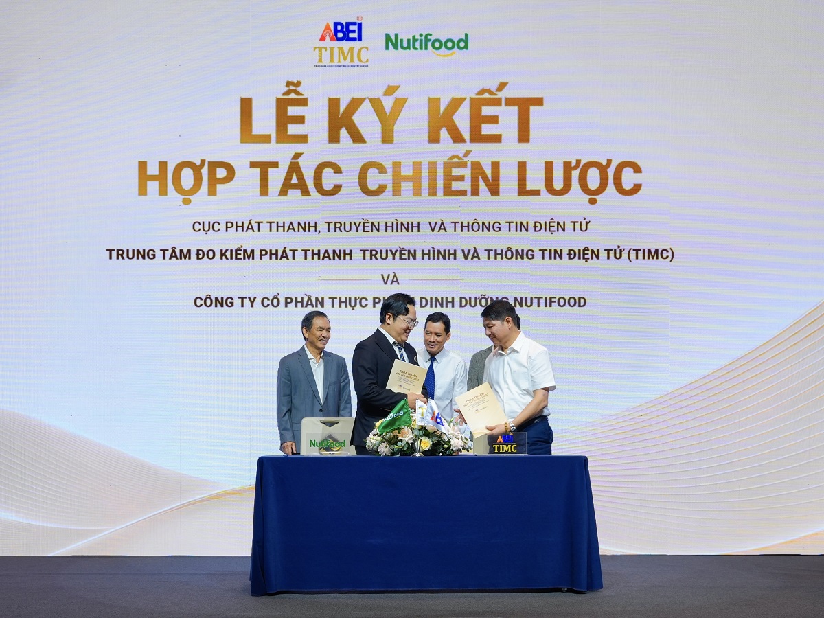 Nutifood và Cục Phát thanh, Truyền hình và thông tin điện tử hợp tác chiến lược phát triển nguồn nhân lực số