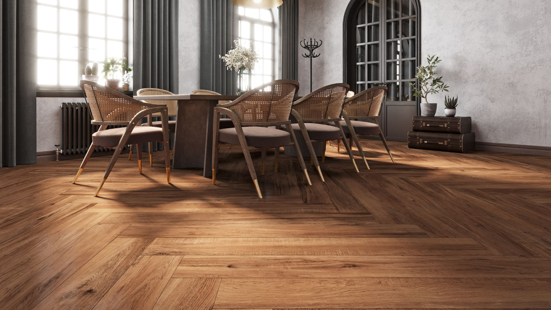 Cảm hứng từ gỗ tự nhiên giúp không gian trở nên gần gũi và ấm cúng (Ảnh Eurotile: Gạch vân gỗ - Bộ sưu tập Mộc Trà) Cảm hứng từ gỗ tự nhiên giúp không gian trở nên gần gũi và ấm cúng (Ảnh Eurotile: Gạch vân gỗ - Bộ sưu tập Mộc Trà)