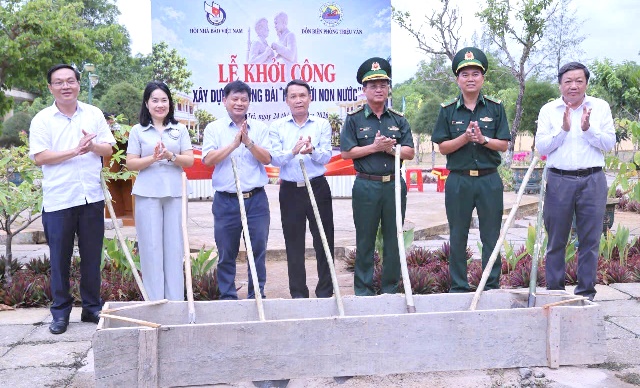 Quảng Trị: Khởi công xây dựng Tượng đài “Nghe lời non nước” tại Đồn Biên phòng Triệu Vân