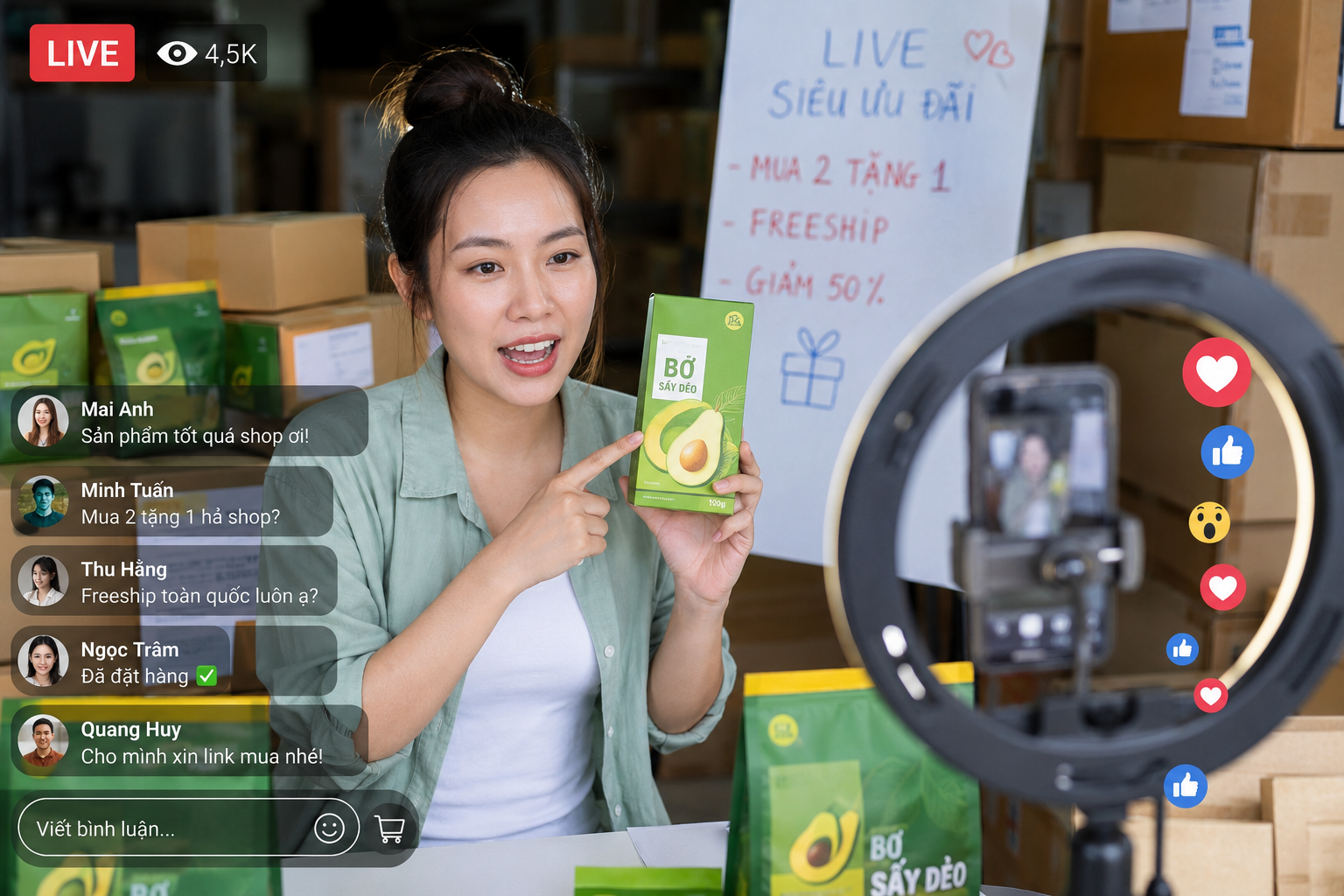 Từ tháng 7/2026: Người livestream phải chịu trách nhiệm pháp lý với nội dung quảng cáo