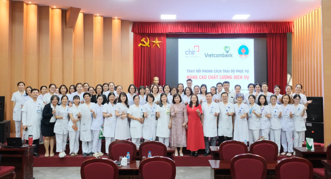 Vietcombank và Bệnh viện Hữu Nghị tổ chức đào tạo nâng cao chất lượng dịch vụ y tế