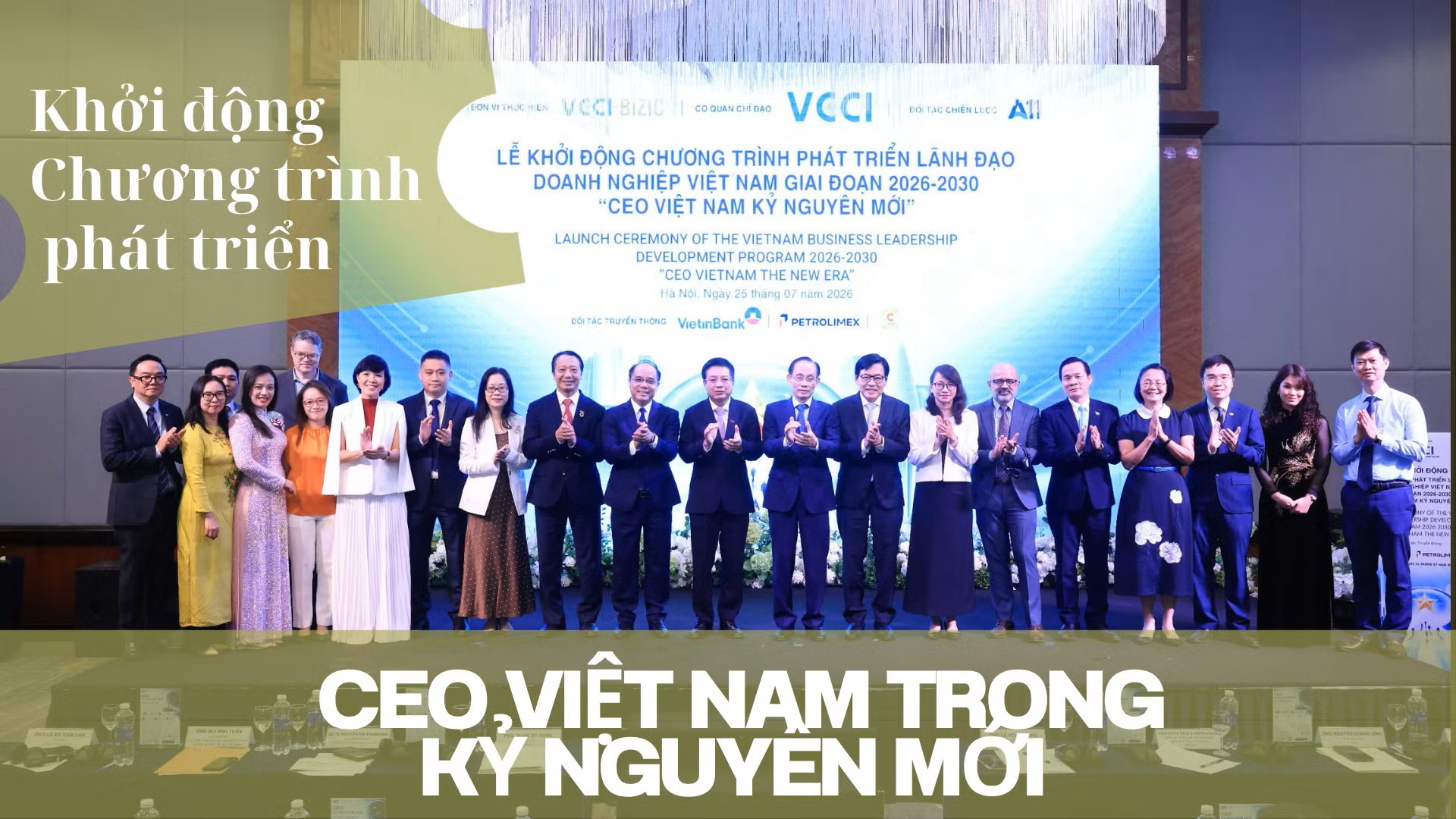 VCCI khởi động chương trình đào tạo CEO chuẩn quốc tế giai đoạn 2026-2030