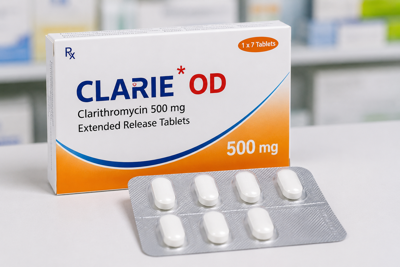 Thu hồi lô thuốc Clarithromycin 500mg CLARIE OD vi phạm chất lượng mức độ 3
