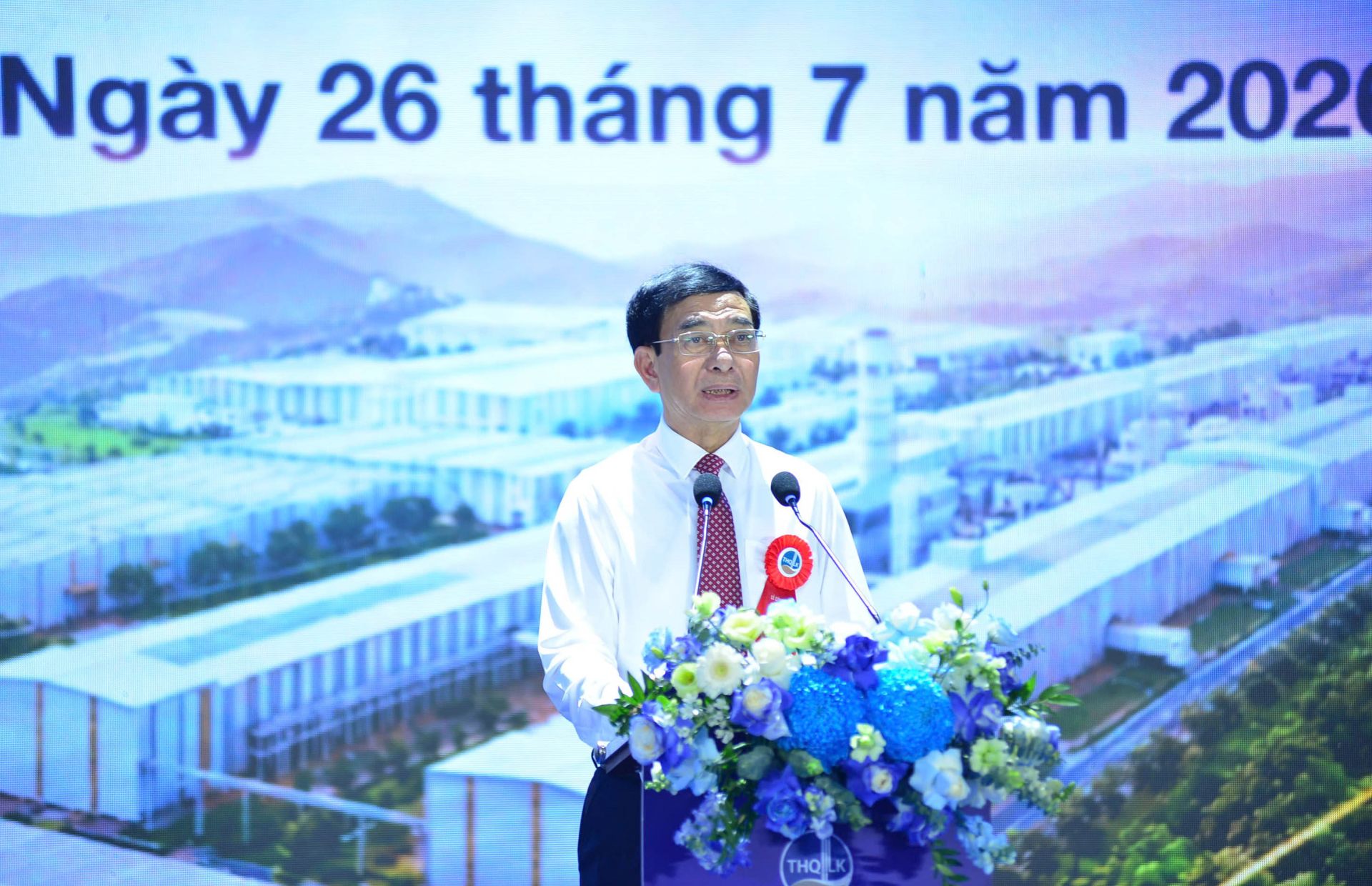 Đại tướng Phan Văn Giang, Ủy vi&ecirc;n Bộ Ch&iacute;nh trị, Ph&oacute; Thủ tướng Ch&iacute;nh phủ, Bộ trưởng Bộ Quốc ph&ograve;ng, ph&aacute;t biểu tại buổi lễ.