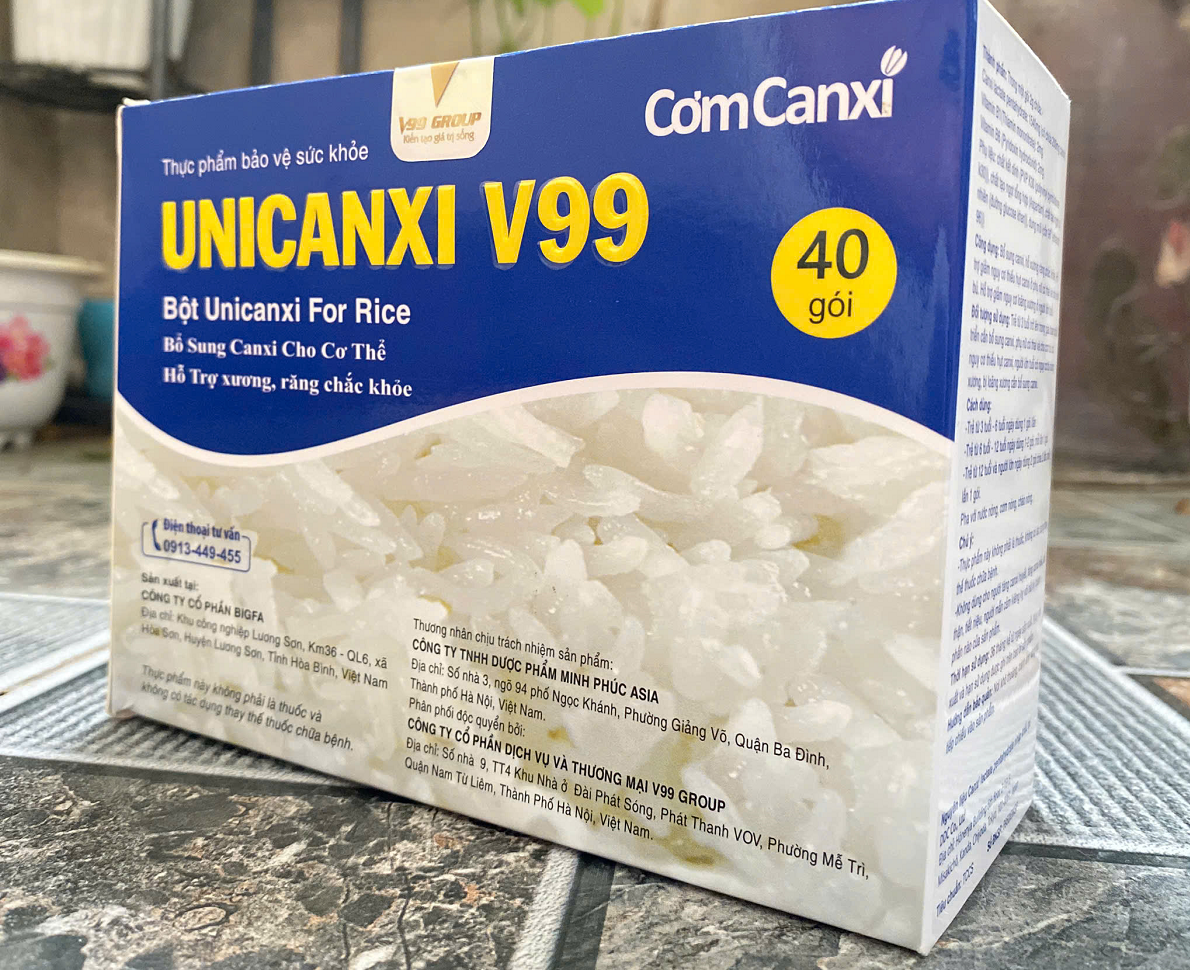 Thu hồi khẩn Unicanxi V99: Cơ quan chức năng kết luận lô sản phẩm lưu hành là hàng giả