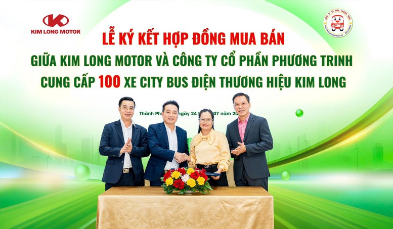 KIM LONG MOTOR và Phương Trinh Buslines hợp tác thúc đẩy hệ sinh thái giao thông xanh