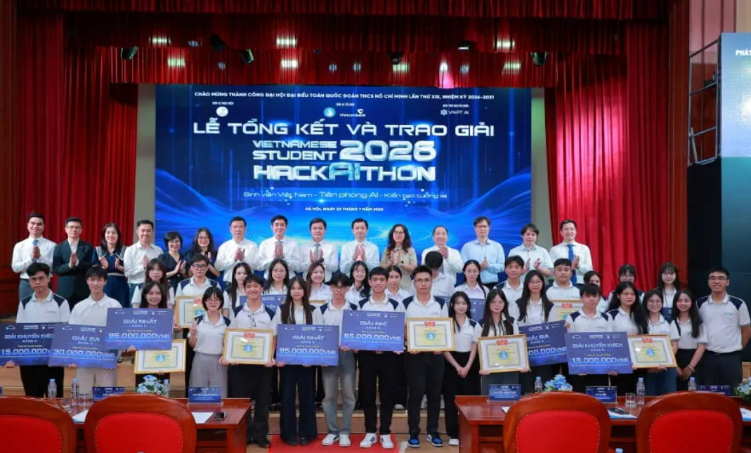 Tổng kết và trao giải cuộc thi Vietnamese Student HackAIthon 2026