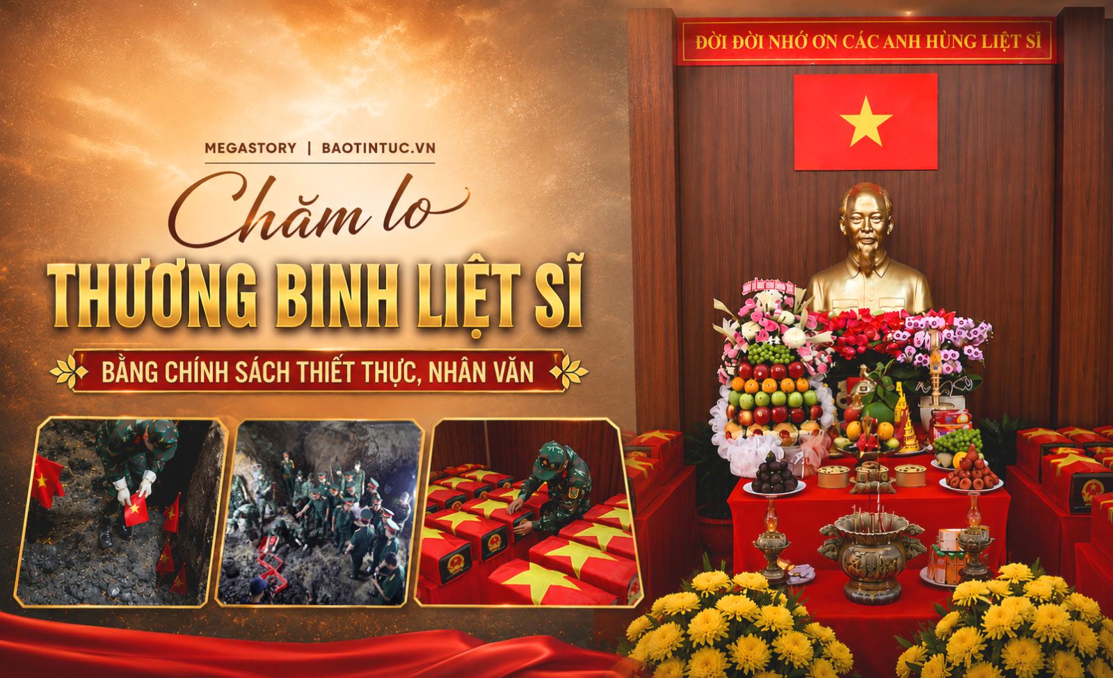 Chăm lo thương binh liệt sĩ bằng chính sách thiết thực, nhân văn