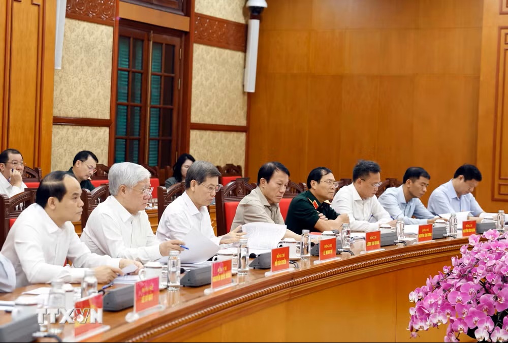 Các đại biểu tham dự cuộc làm việc - Ảnh: TTXVN Các đại biểu tham dự cuộc làm việc - Ảnh: TTXVN