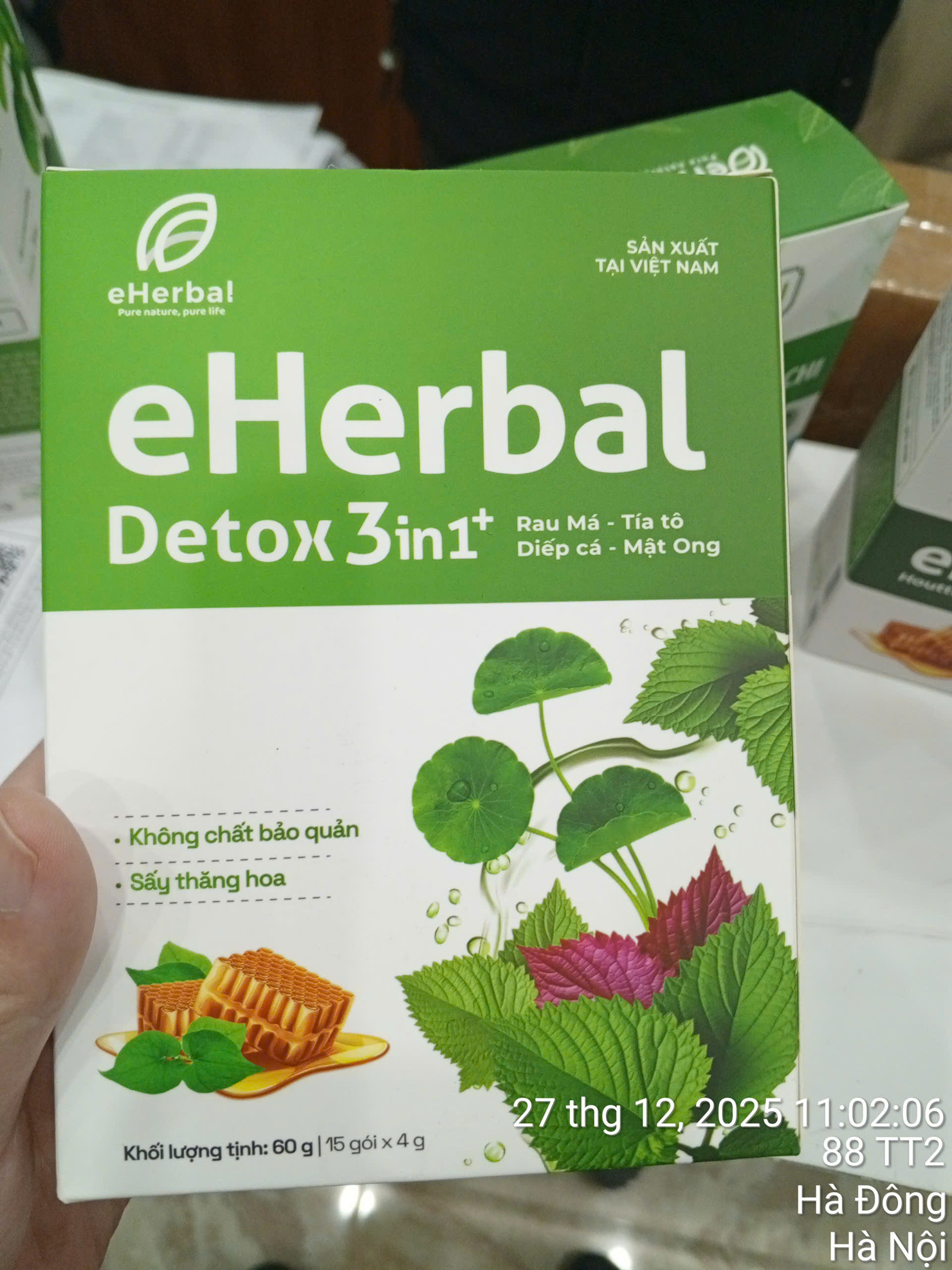 Tiêu hủy gần 76.000 hộp bột rau Eherbal, thu hồi hơn 3,2 tỷ đồng