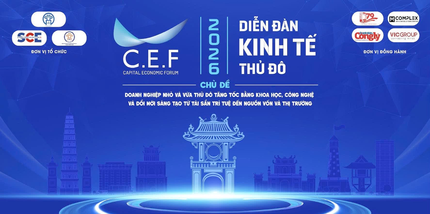Diễn đàn Kinh tế Thủ đô 2026: Mở không gian mới để doanh nghiệp bứt phá bằng AI và kinh tế số