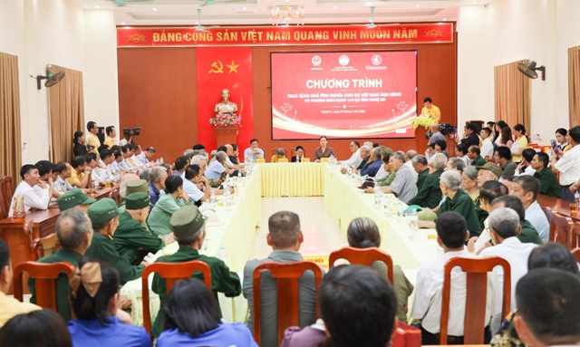 Nghệ An khởi động chương trình xây dựng nhà ở tri ân Mẹ Việt Nam anh hùng và thương binh nặng