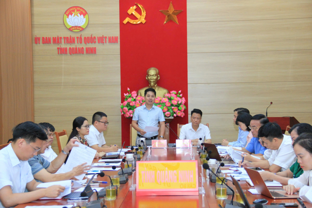 Chương tr&igrave;nh được Viện Đ&agrave;o tạo, bồi dưỡng c&aacute;n bộ v&agrave; Nghi&ecirc;n cứu khoa học (Ủy ban Trung ương MTTQ Việt Nam) phối hợp với Ủy ban MTTQ tỉnh Quảng Ninh tổ chức