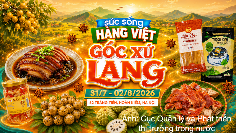 Quảng bá đặc sản Lạng Sơn qua "Lạng Sơn Corner" tại 62 Tràng Tiền
