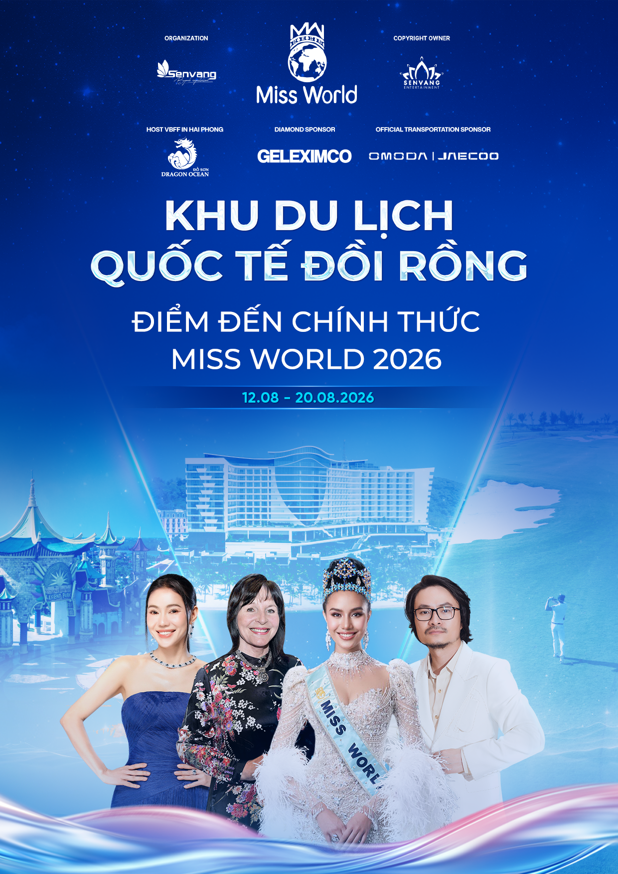 Khu du lịch quốc tế đồi rồng sẵn sàng đón hơn 130 thí sinh Miss Word 2026