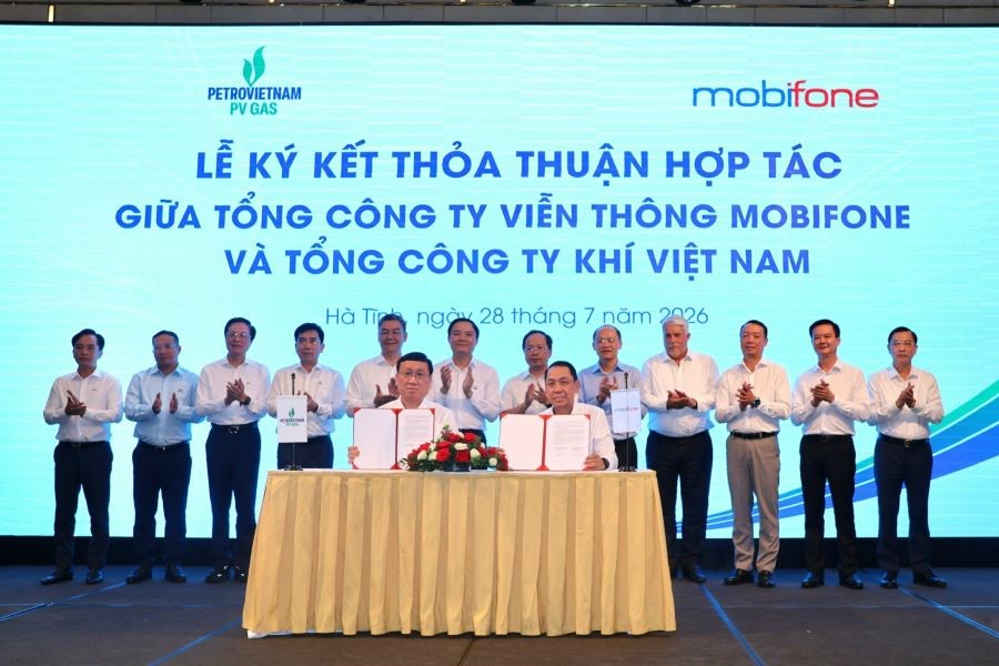 PV GAS v&agrave; Tổng c&ocirc;ng ty Viễn th&ocirc;ng MobiFone k&yacute; kết thỏa thuận hợp t&aacute;c