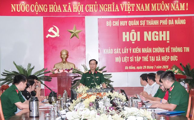 Đà Nẵng: Khảo sát, lấy ý kiến nhân chứng về thông tin 17 hài cốt nghi là liệt sĩ