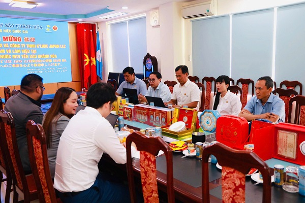 Quang cảnh buổi tiếp c&aacute;c đối t&aacute;c đến từ Nhật Bản