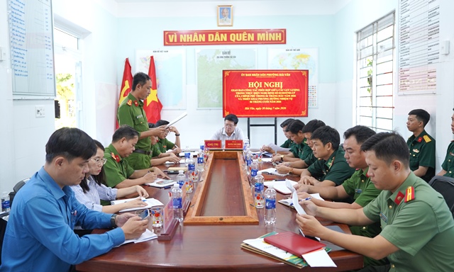 Đà Nẵng: Phường Hải Vân tổ chức hội nghị giao ban thực hiện Nghị định số 3 của Chính phủ