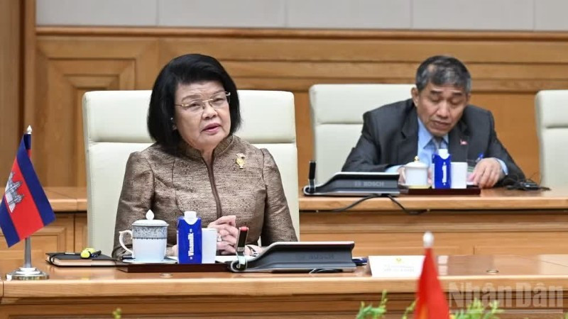 Dấu ấn chuyến thăm Việt Nam của Chủ tịch Quốc hội Campuchia