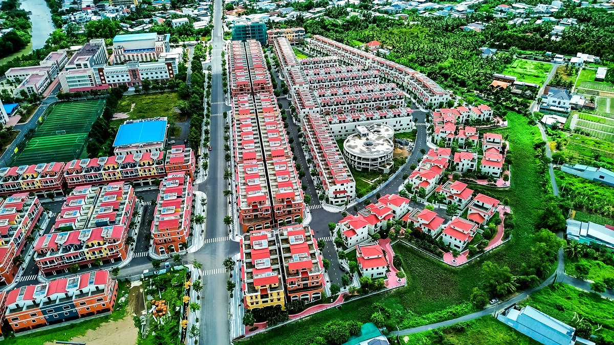 Khu dân cư Phước Thọ (Vĩnh Long) của Tập đoàn T&T Group (Ảnh: Thành Sơn) Khu dân cư Phước Thọ (Vĩnh Long) của Tập đoàn T&T Group (Ảnh: Thành Sơn)