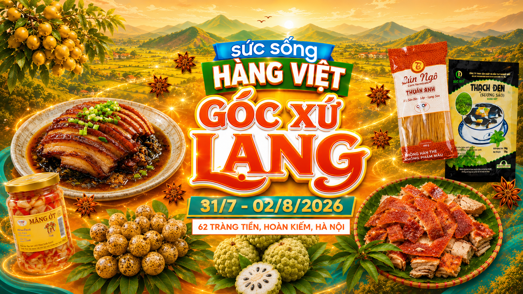 Đặc sản sản phẩm OCOP Lạng Sơn quảng bá tại Hà Nội, mở rộng cơ hội chinh phục thị trường