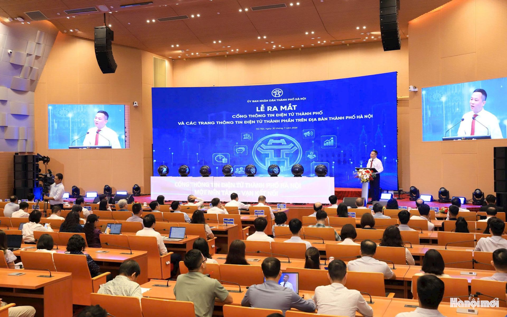 Hà Nội ra mắt Cổng thông tin điện tử và nền tảng truyền thông số dùng chung