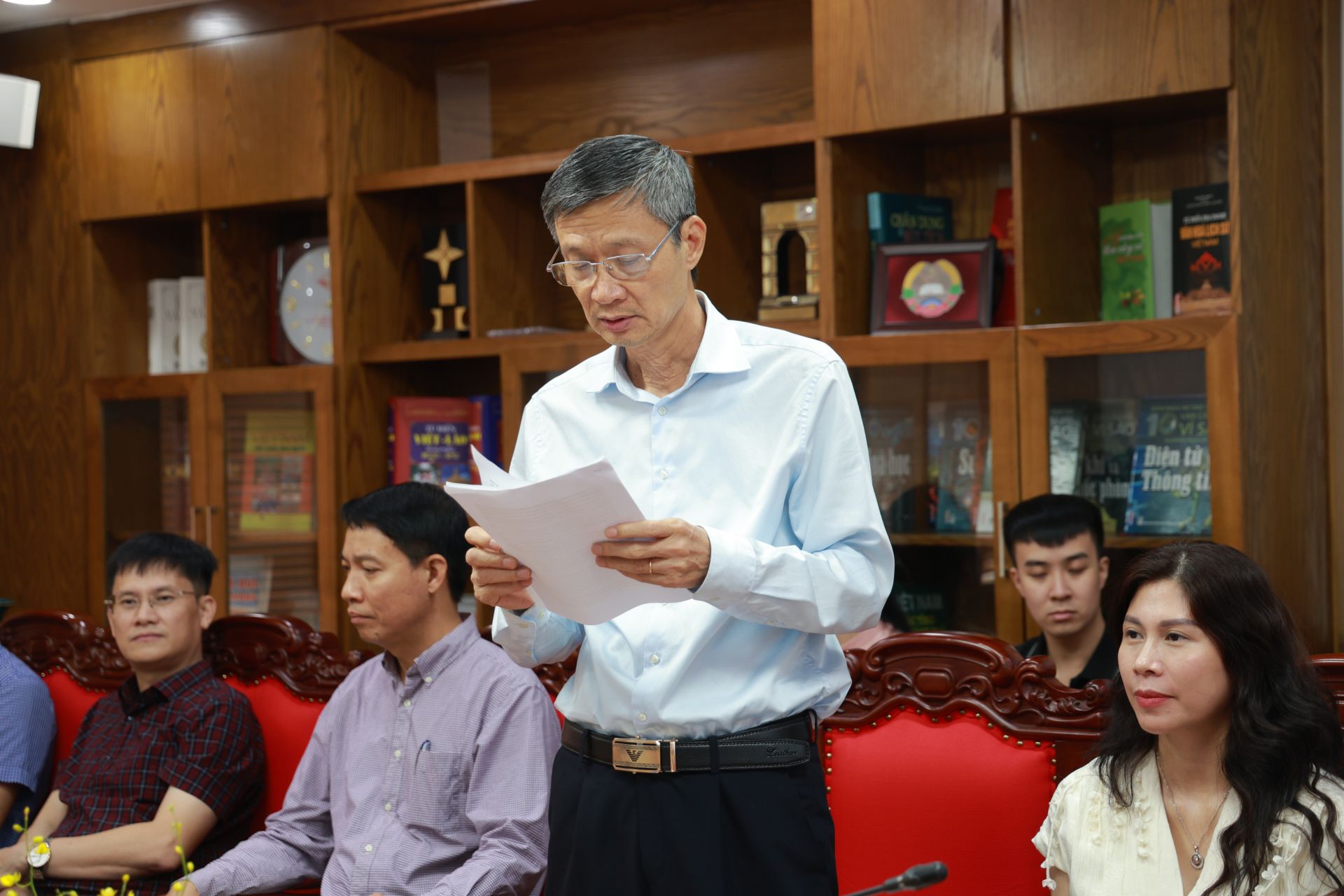 TS. Nguyễn Khắc Khanh &ndash; Chủ tịch Hiệp hội S&aacute;ch gi&aacute;o dục v&agrave; Học liệu điện tử Việt Nam