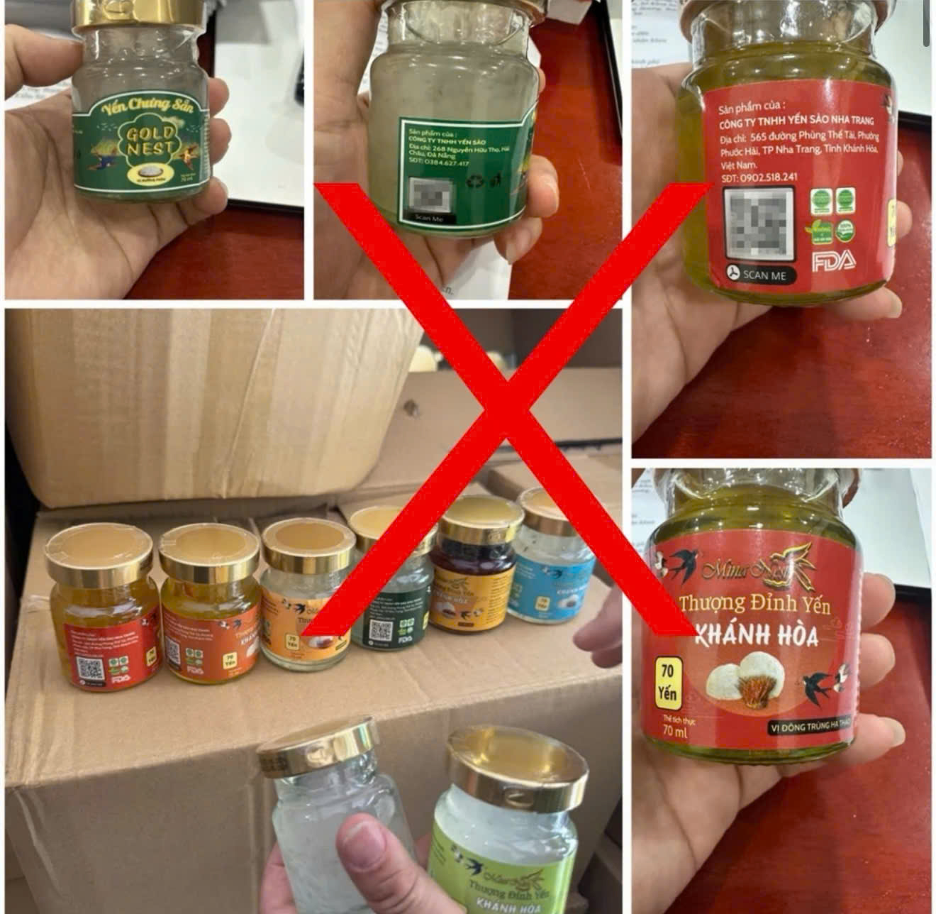 Công an Thanh Hóa tìm bị hại trong vụ án sản xuất, buôn bán yến sào giả