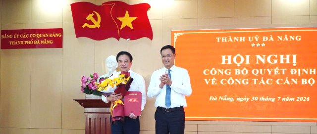 Đà Nẵng: Ban Thường vụ Thành ủy công bố quyết định về công tác cán bộ chủ chốt