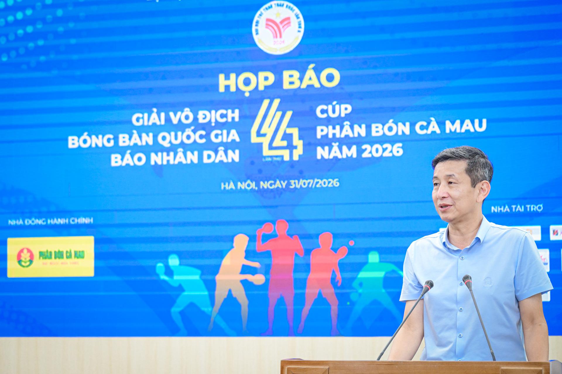 Phát biểu tại buổi họp báo, ông Nguyễn Danh Hoàng Việt, Cục trưởng Cục Thể dục thể thao Việt Nam khẳng định: Phát biểu tại buổi họp báo, ông Nguyễn Danh Hoàng Việt, Cục trưởng Cục Thể dục thể thao Việt Nam khẳng định: