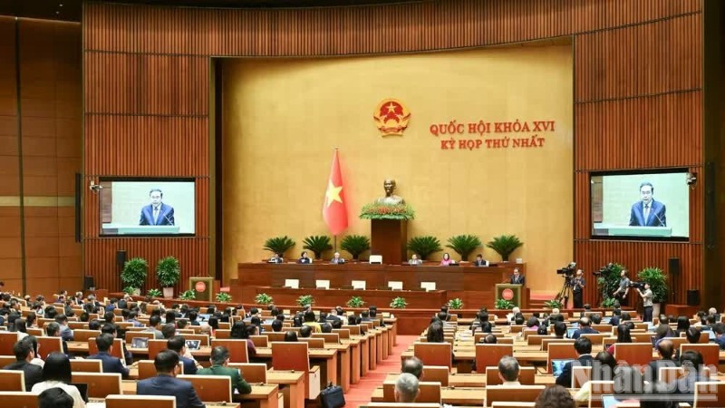 Kỳ họp không thường lệ thứ nhất, Quốc hội khóa XVI khai mạc ngày 3/8