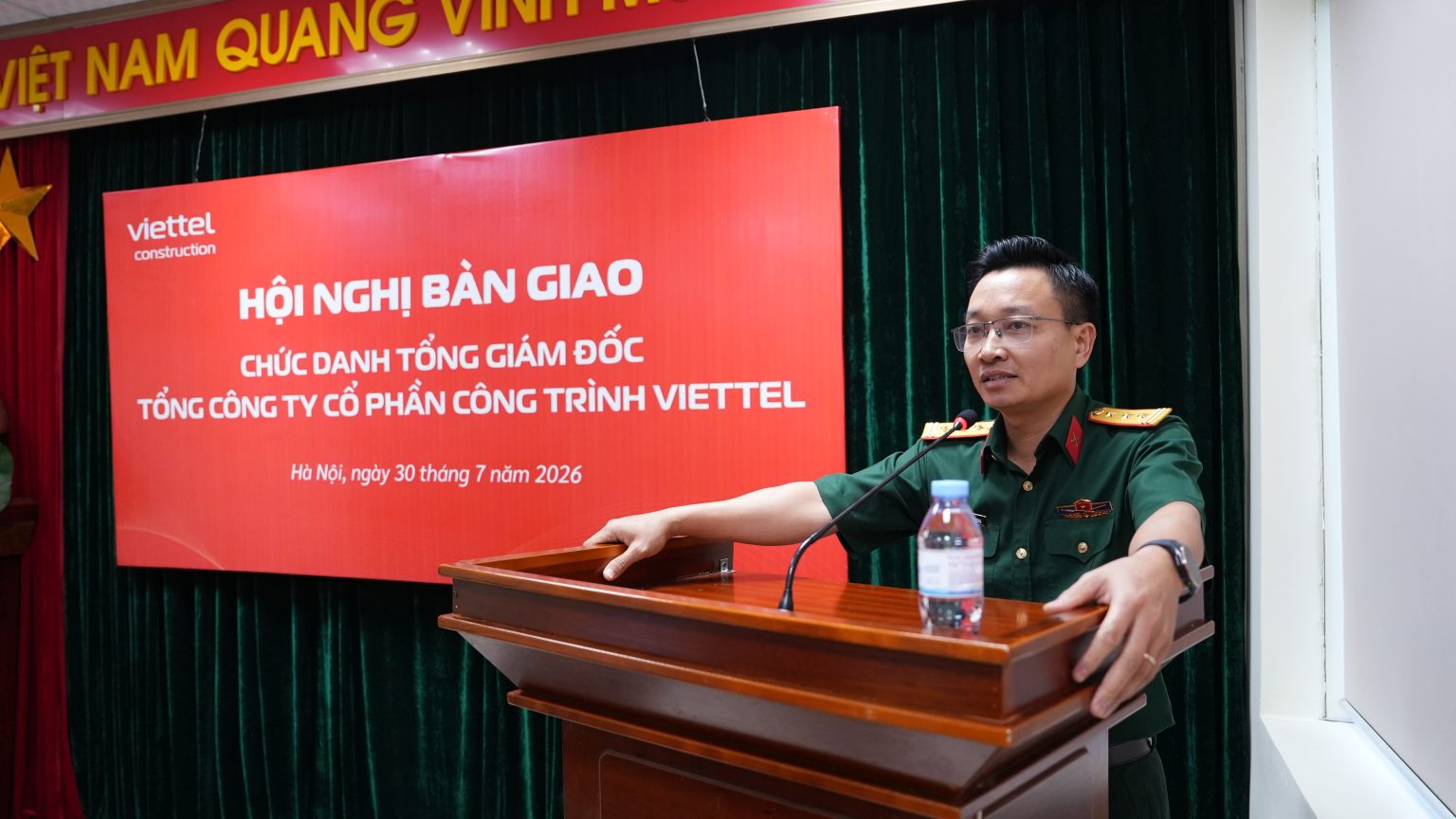 &Ocirc;ng Trần Trung Hưng t&acirc;n Tổng Gi&aacute;m đốc Viettel Construction
