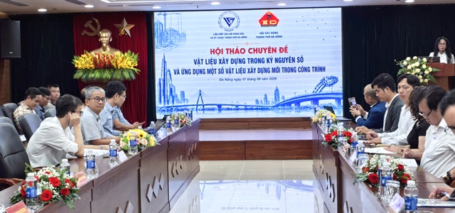 Đà Nẵng: Hội thảo chuyên đề đưa vật liệu mới vào công trình tháo gỡ khó khăn, tăng hiệu quả