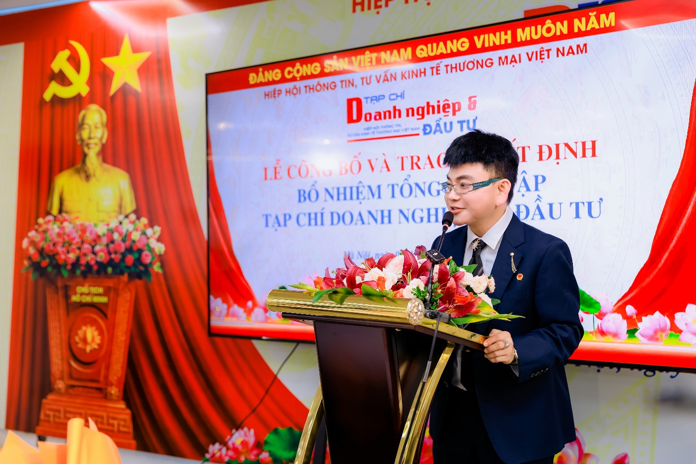 Nhà báo Đào Bình được bổ nhiệm giữ chức Tổng Biên tập Tạp chí Doanh nghiệp và Đầu tư