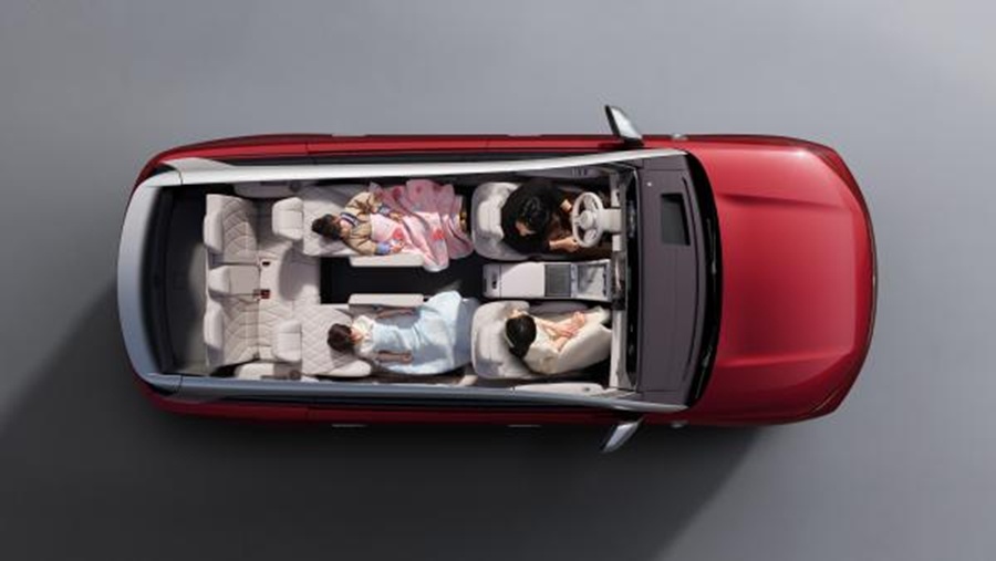 BYD Great Tang, mẫu SUV từng &aacute;p dụng cấu h&igrave;nh ghế 2+2+3 trước khi Xiaomi giới thiệu Skynomad N90