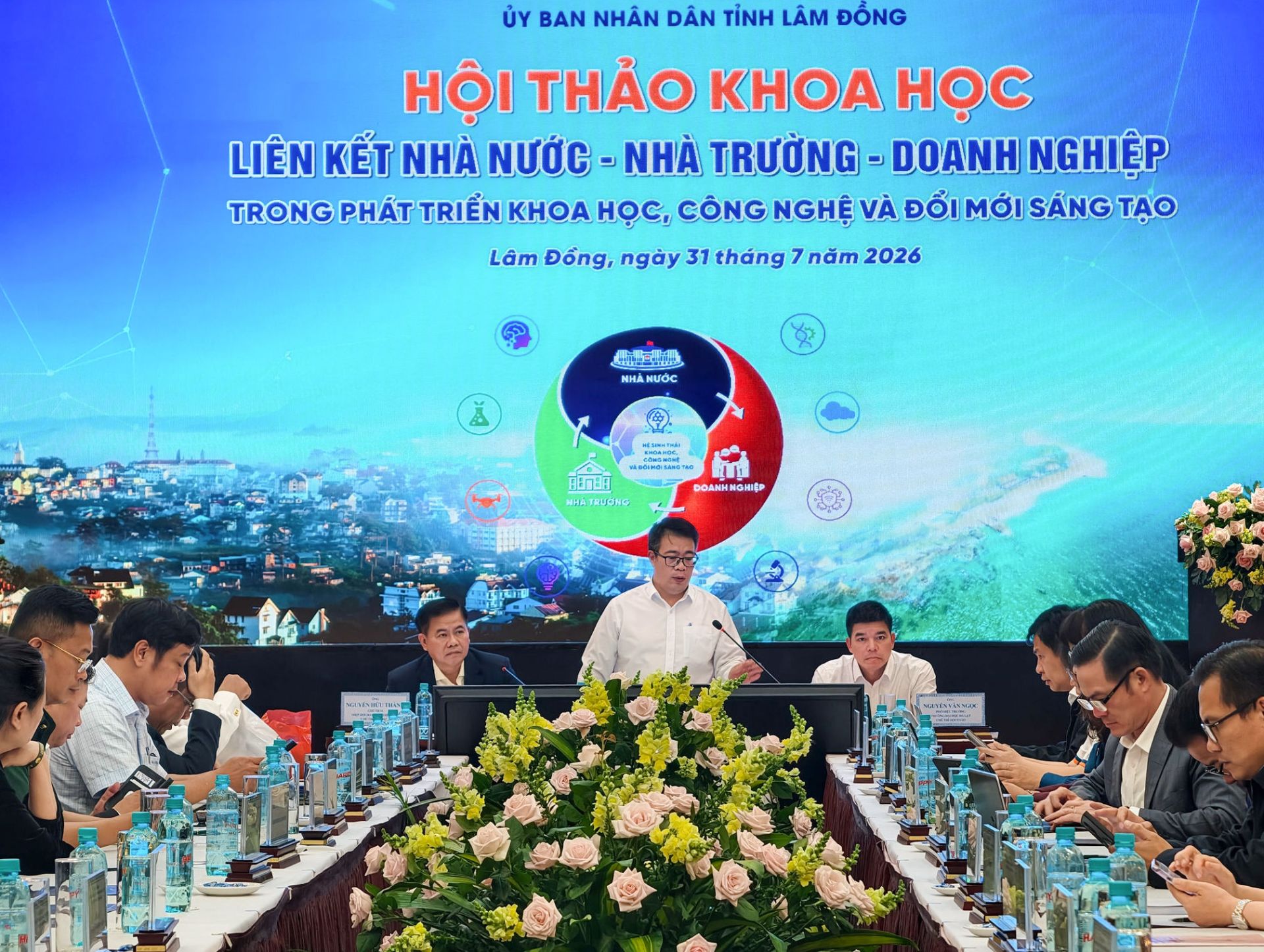 Lâm Đồng xây dựng cơ chế “3 nhà”, đưa doanh nghiệp vào trung tâm hệ sinh thái đổi mới sáng tạo