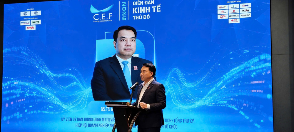 Phó Chủ tịch kiêm Tổng Thư ký HANOISME Mạc Quốc Anh phát biểu tại diễn đàn. Phó Chủ tịch kiêm Tổng Thư ký HANOISME Mạc Quốc Anh phát biểu tại diễn đàn.