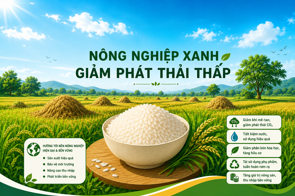 Giảm phát thải: "Tấm vé" để nông sản Việt gia nhập chuỗi giá trị toàn cầu