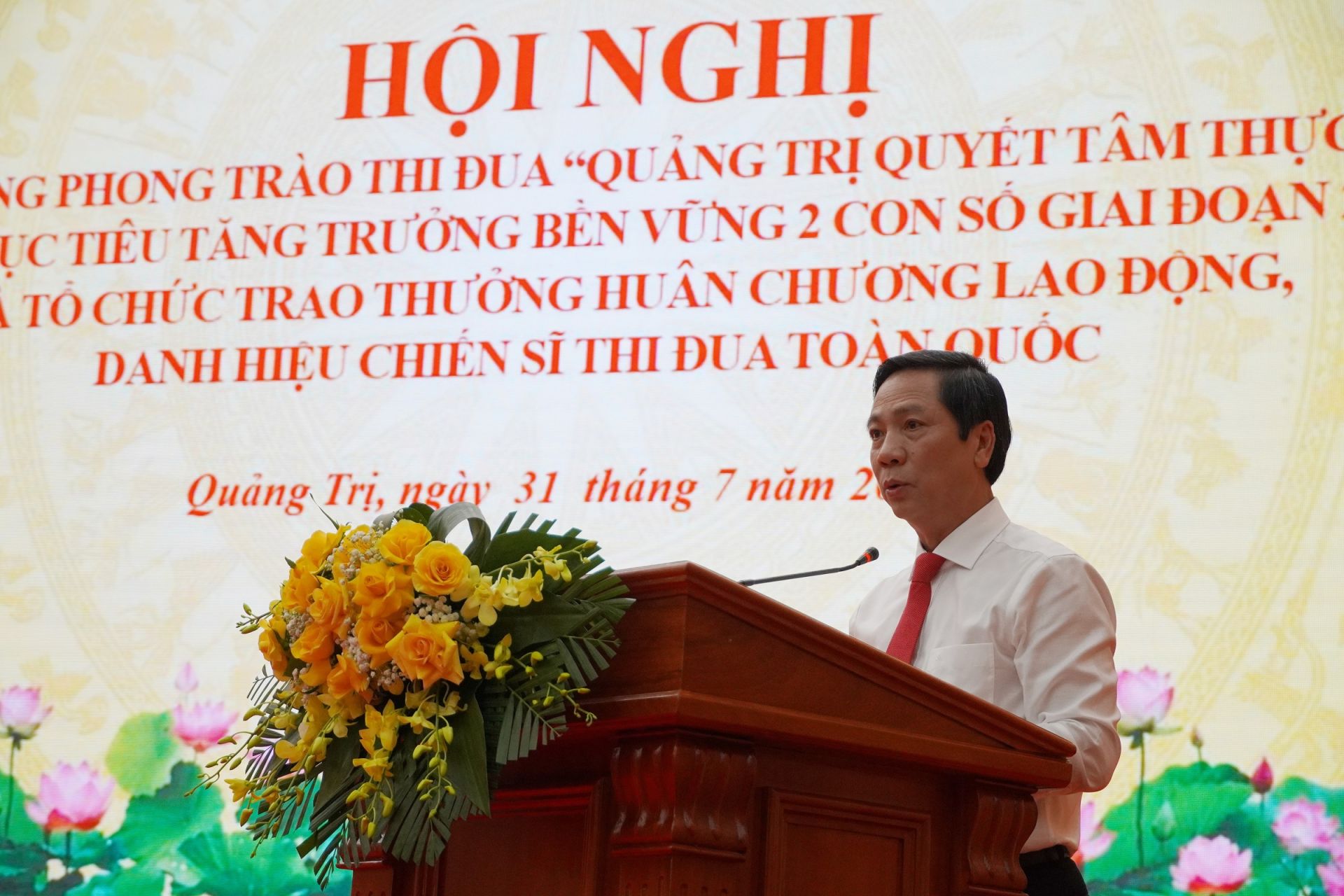 Quảng Trị phát động thi đua, quyết tâm tăng trưởng bền vững 2 con số
