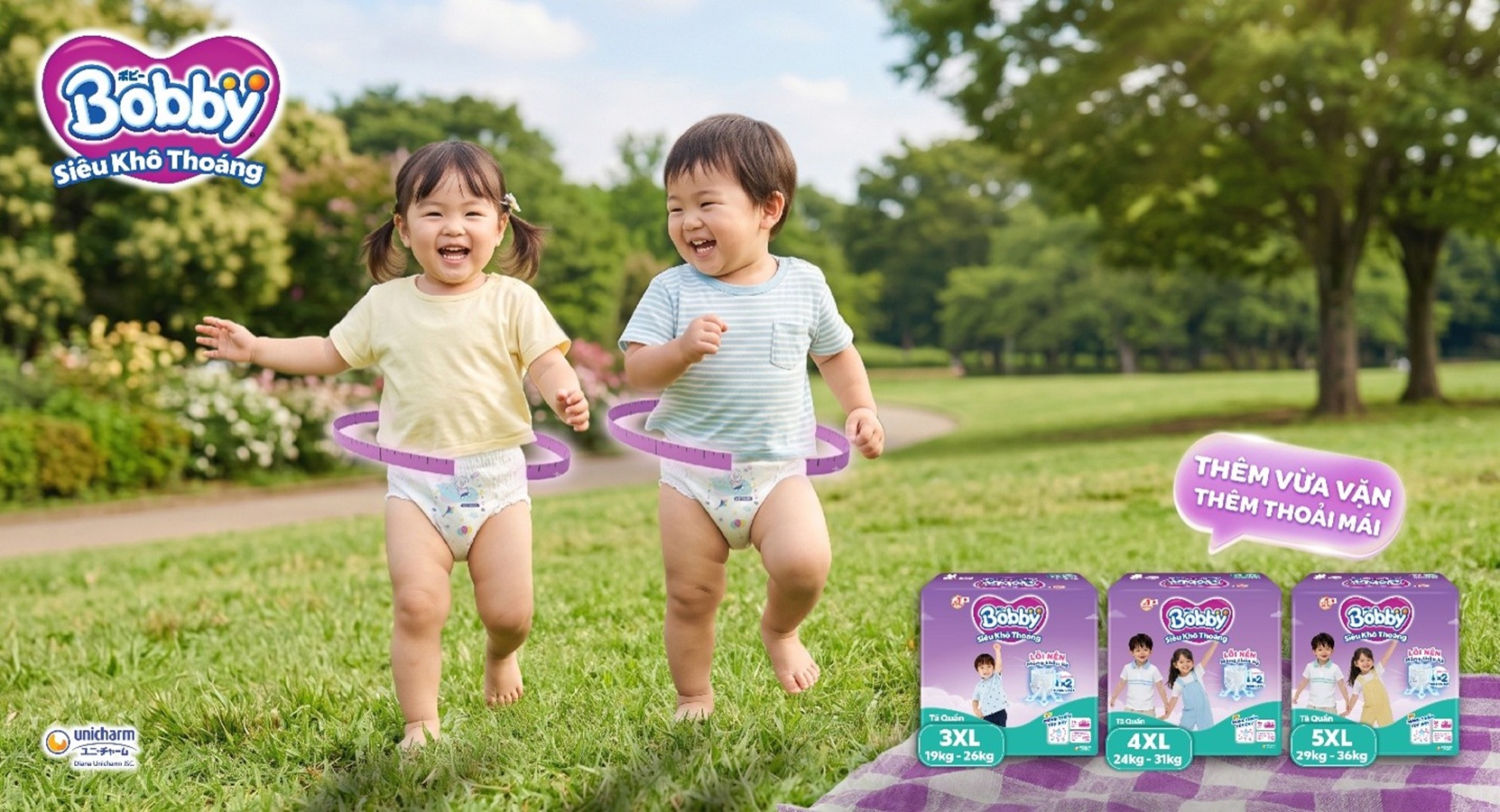 T&atilde; quần Bobby Si&ecirc;u Kh&ocirc; Tho&aacute;ng size 3XL &ndash; 4XL &ndash; 5XL d&agrave;nh cho b&eacute; lớn từ 19 - 36kg