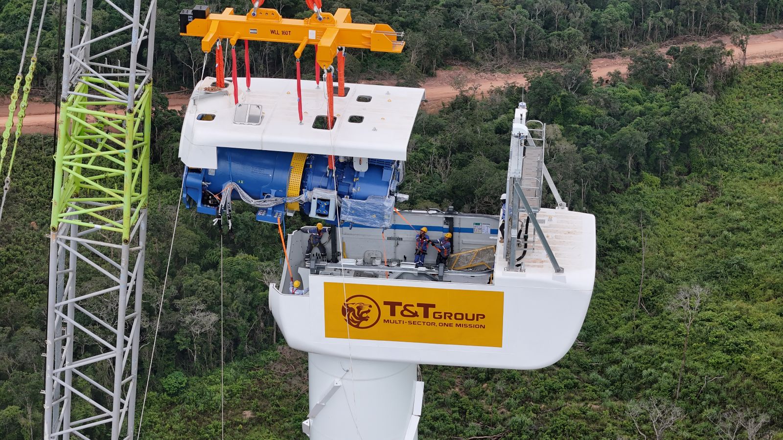 Savan 1 được ho&agrave;n th&agrave;nh trong khoảng 16 th&aacute;ng - tốc độ hiếm thấy đối với c&aacute;c dự &aacute;n điện gi&oacute; tr&ecirc;n bờ Đ&ocirc;ng Nam &Aacute;. (Ảnh: T&T Group)