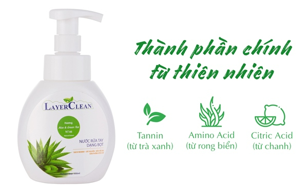 Thu hồi sản phẩm nước rửa tay dạng bọt Thu hồi sản phẩm nước rửa tay dạng bọt