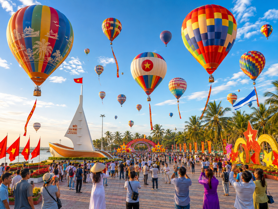 Một trong những hoạt động nổi bật là Ngày hội Văn hóa di sản và Lễ hội Khinh khí cầu tỉnh Cà Mau lần thứ I, năm 2026, diễn ra từ ngày 28/8 đến ngày 1/9/2026 Một trong những hoạt động nổi bật là Ngày hội Văn hóa di sản và Lễ hội Khinh khí cầu tỉnh Cà Mau lần thứ I, năm 2026, diễn ra từ ngày 28/8 đến ngày 1/9/2026