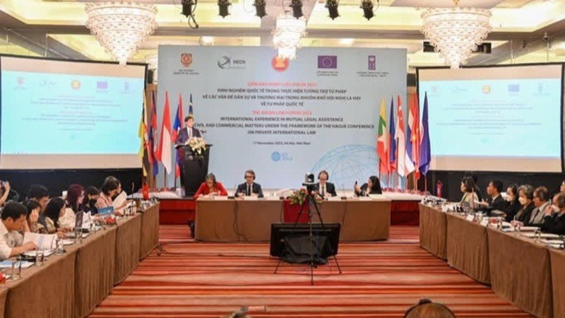 Diễn đàn pháp luật ASEAN năm 2022. (Ảnh tư liệu) Diễn đàn pháp luật ASEAN năm 2022. (Ảnh tư liệu)