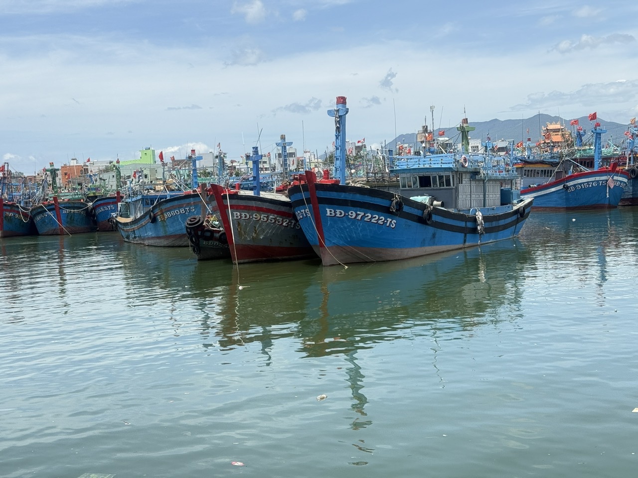 Toàn tỉnh hiện có 1.475 tàu cá đăng ký. Trong số này, toàn bộ 1.322 tàu đang hoạt động đã được cấp phép theo quy định. Toàn tỉnh hiện có 1.475 tàu cá đăng ký. Trong số này, toàn bộ 1.322 tàu đang hoạt động đã được cấp phép theo quy định.