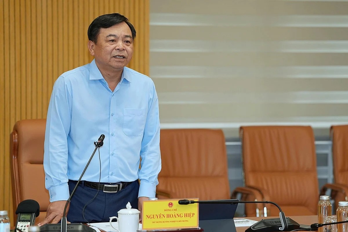 Thứ trưởng Nguyễn Hoàng Hiệp phát biểu tại Hội nghị. Thứ trưởng Nguyễn Hoàng Hiệp phát biểu tại Hội nghị.