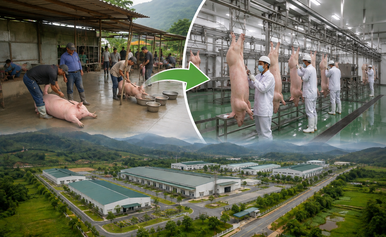 L&agrave;o Cai đặt mục ti&ecirc;u chấm dứt c&aacute;c điểm giết mổ tự ph&aacute;t v&agrave;o năm 2030